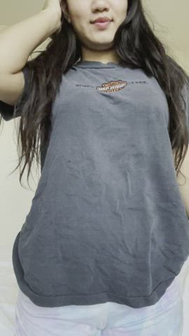 Baggy t shirts hide the best surprises