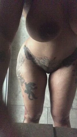 Big Ass Ebony Shower gif
