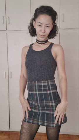 Asian Petite Skirt gif