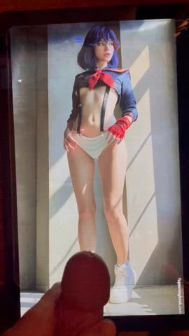 celebrity cosplay cum cumshot long legs small tits tribute gif