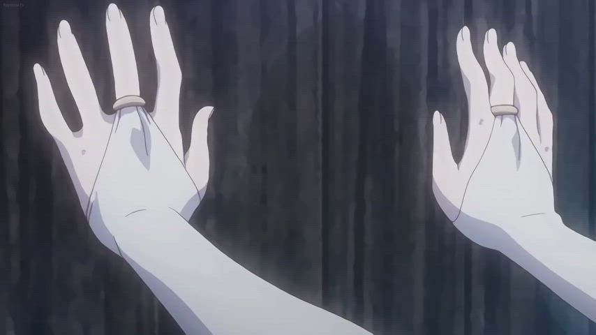 anime big tits futanari handjob hentai little dick standing doggy thick gif