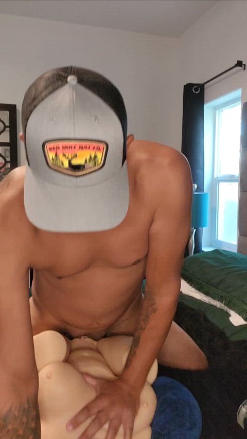 big dick cock cum cumshot husband male masturbation sex doll gif