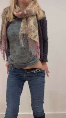 hairy pussy petite undressing gif