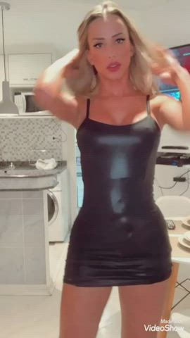 Horny AF? Check. Tight mini-dress? Check. Hard Dick? Check. All I'm missing is you