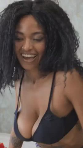big dick big tits boobs cumshot ebony hardcore huge tits interracial teen tits gif
