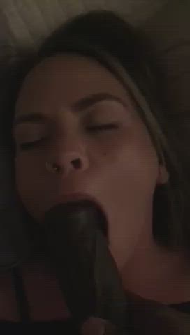 How many times did my Fat Cock bounce off your Gf’s face?