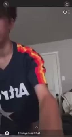 big dick cute teasing twink gif