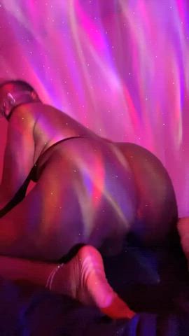 ass buttplug ebony gay gif
