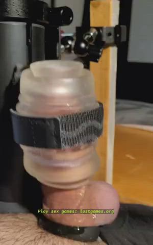 [thehandy + fl quickshot pulse] Vocal, closeup cock cumming