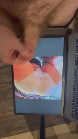 Cumshot Panties Tribute gif