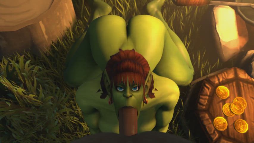 3d orc warcraft love-not-warcraft monster-sex gif