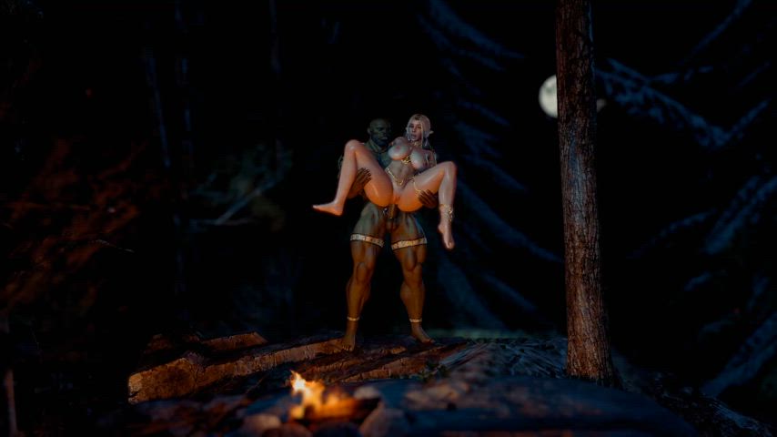 3d adult game anal elf orc virtual gif