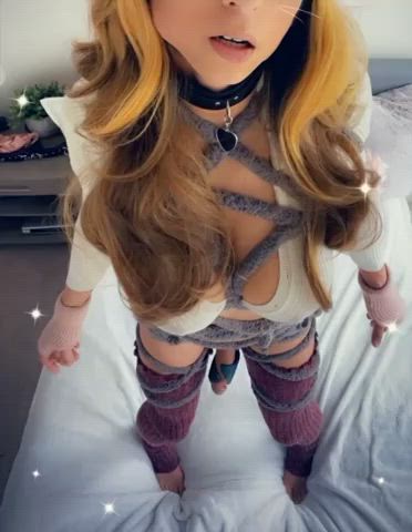 Will you get on your knees and catch my milk for me?