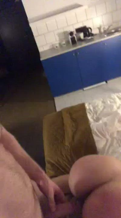 My first time with a bull last month, hubby waiting home for sloppy seconds. I guess