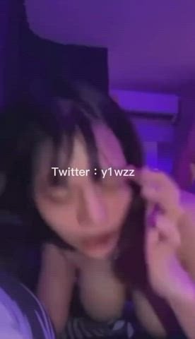 ahegao asian chinese eye contact forced muslim rough teen gif