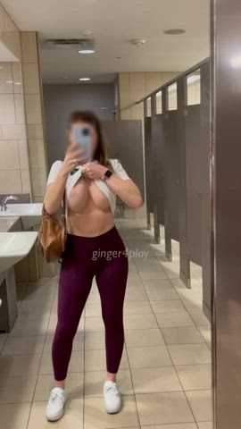 Visiting a friend at work and couldn't help showing them in a new bathroom