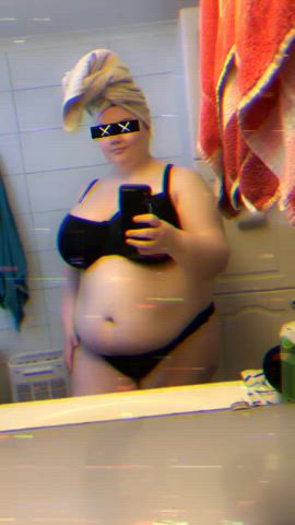 Let me know if you enjoy a nice fupa to rest your forehead on