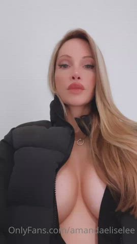 big tits blonde milf gif