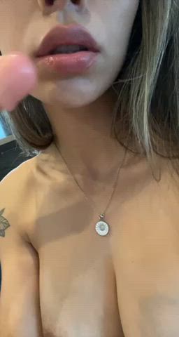 Blowjob Dildo Pregnant gif