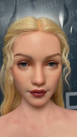 blonde sex doll silicone gif