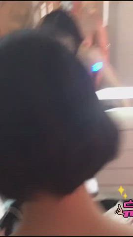 Asian Girlfriend Selfie Standing Doggy Porn GIF by chondven02