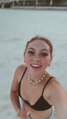 Bikini Celebrity Small Tits gif