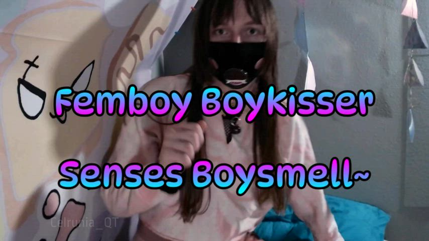 ass big ass femboy kiss kissing pov smelling sniffing trans trans woman gif