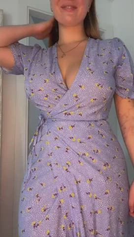 big tits boobs bouncing bouncing tits huge tits milf natural natural tits solo gif