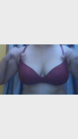 Big Tits Bouncing Lingerie gif