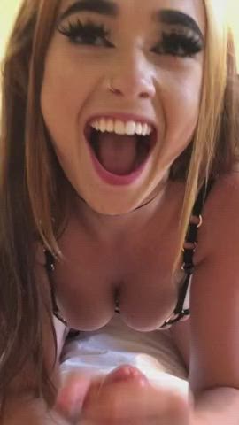 Boobs Cum Latina gif