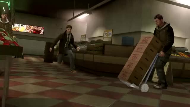 Heavy Rain covered market fight failure (PS4 version)