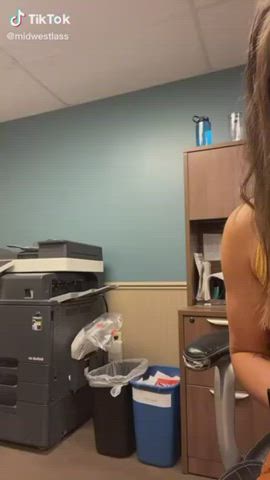 big ass booty leather pants pawg tight tight ass tiktok gif