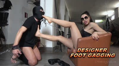 MISTRESS GAIA - DESIGNER FOOT GAGGING
