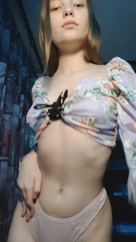 Would you breed on my tiny teen tits?
