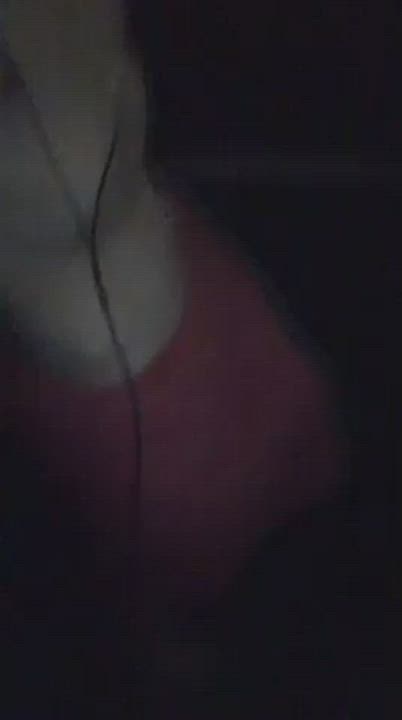 Towel hangs onto my 18 yr old cock