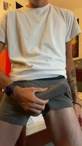 big dick cock gay slow motion underwear massive-cock gif