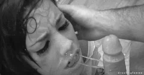 Face Fuck Gagging Throat Fuck gif