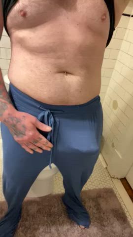 bathroom cut cock thick cock gif