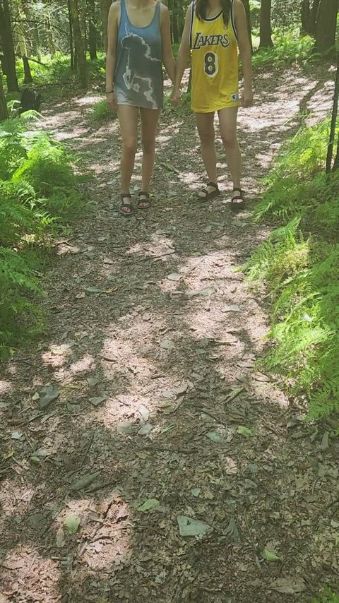 Two girls one tree