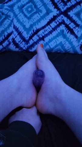 dildo feet footjob gif