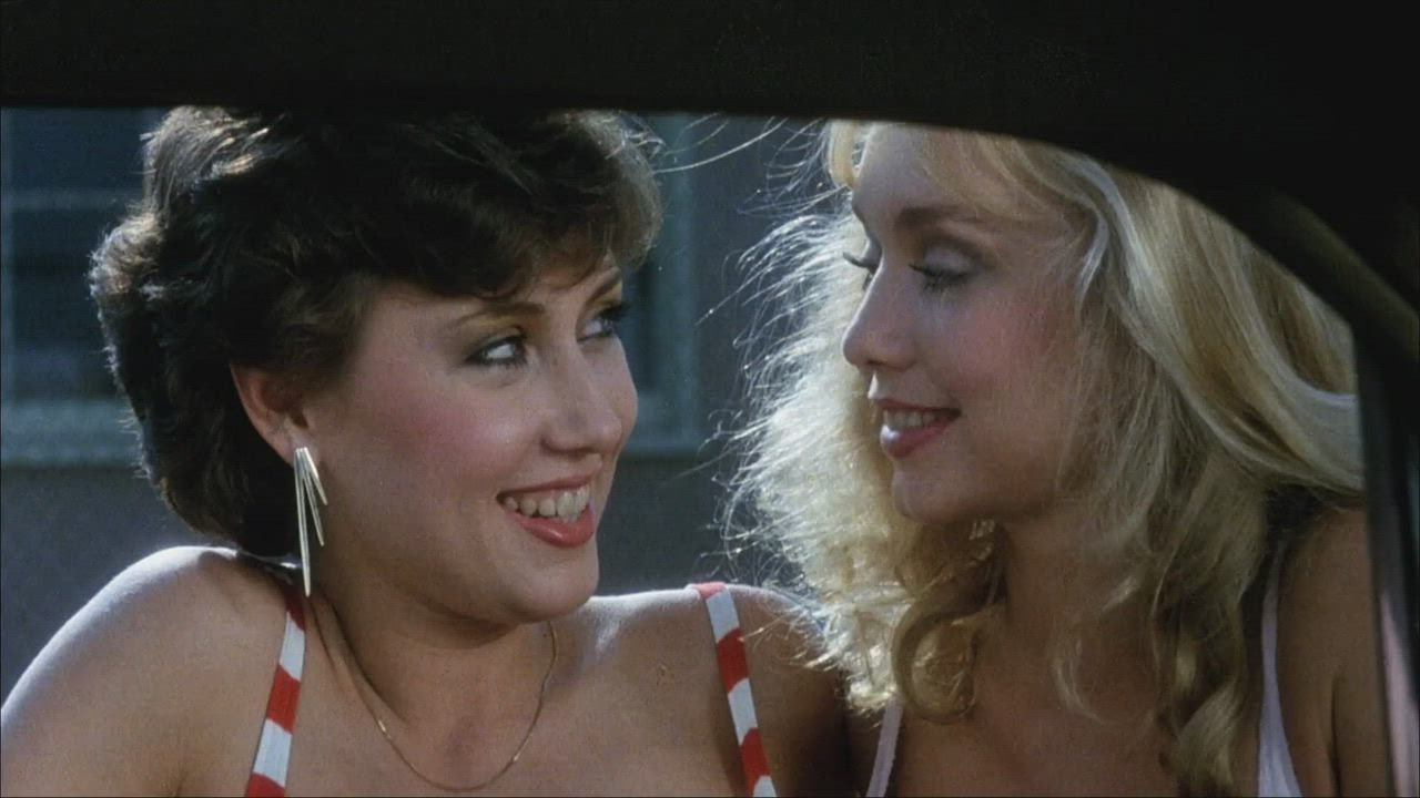 Kim G. Michel and Kym Malin in Joysticks (1983)
