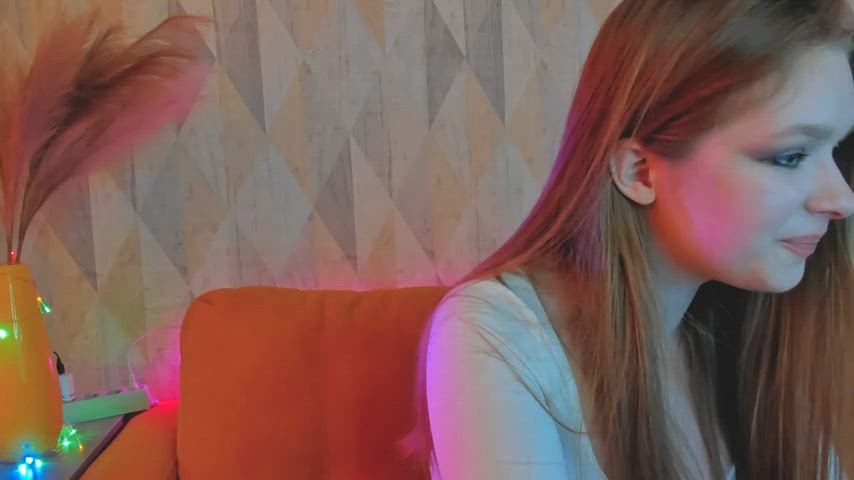 18 years old amateur cam camgirl chaturbate cute tease teen webcam gif