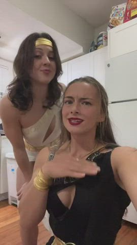 Cosplay Fitness Muscular Girl gif