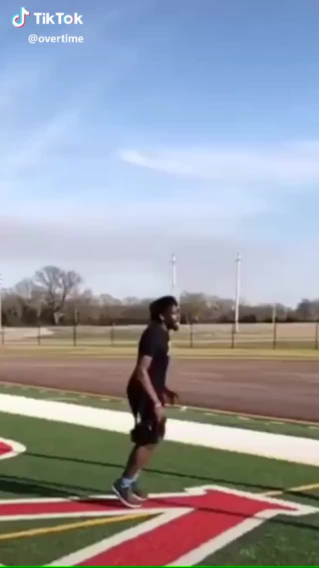 That goal post is 10 FEET HIGH ? #sports #jump