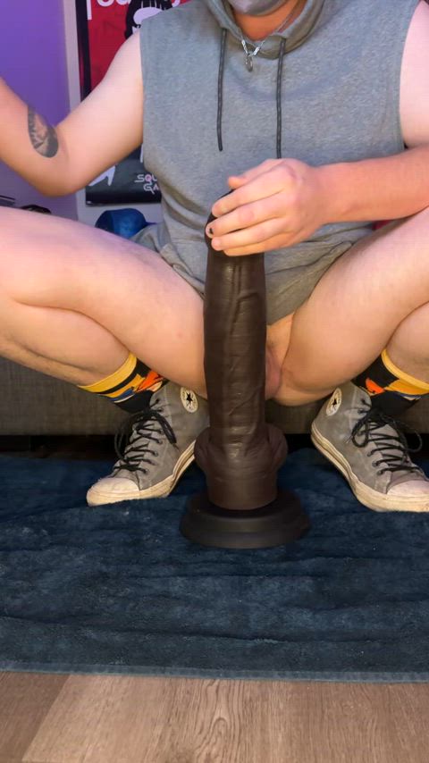anal deep penetration ebony dildo huge dildo gif