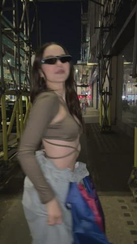 Celebrity Cleavage Natural Tits gif