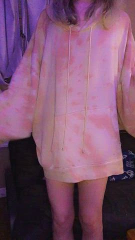 Would you like to see what’s under my hoodie?