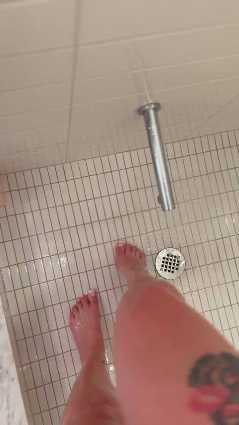 cleaning feet feet fetish shower gif