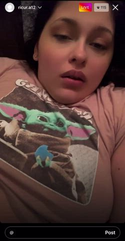 Chubby Latina Tease gif
