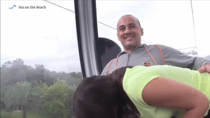 Latina joyride with the Teleferic